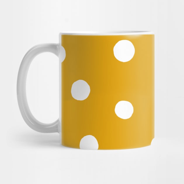 Random dots - yellow ochre by wackapacka